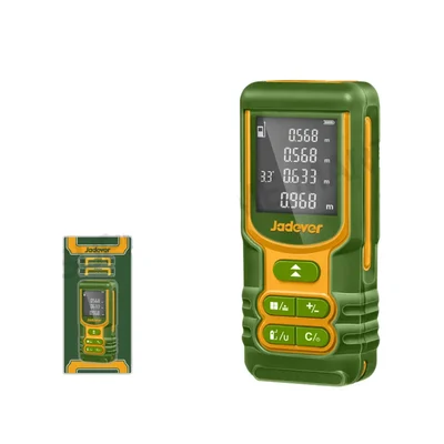 Jadever 60 m Professional Green Laser Distance Meter High Precision Digital Rangefinder Double Blister (JDDL1526)