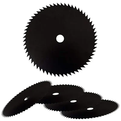 Heavy Duty 10 Pieces of 60 Teeth Black Carbon Steel Blade for Petrol Brush Cutter, BC-167