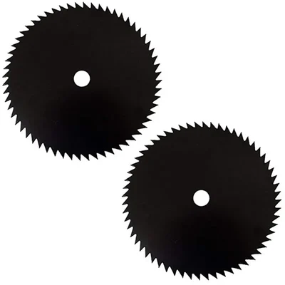 Heavy Duty 2 Pieces of 60 Teeth Black Carbon Steel Blade for Petrol Brush Cutter, BC-167