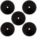 Heavy Duty 5 Pieces of 60 Teeth Black Carbon Steel Blade for Petrol Brush Cutter, BC-167