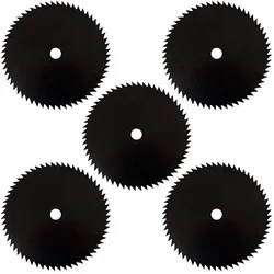 Heavy Duty 5 Pieces of 60 Teeth Black Carbon Steel Blade for Petrol Brush Cutter, BC-167