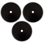 Heavy Duty 3 Pieces of 60 Teeth Black Carbon Steel Blade for Petrol Brush Cutter, BC-167