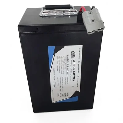 60V 30Ah 19S LFP Lithium Battery Pack with 69.4V Max Voltage, Fast Charging & Metal Case Handle