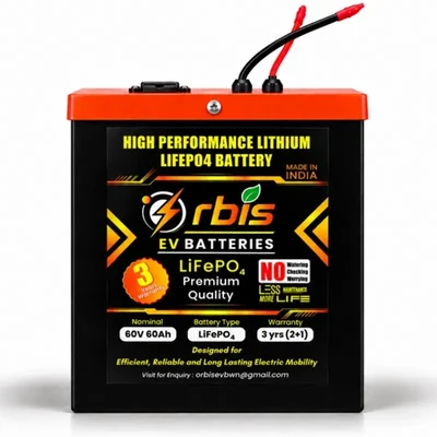 Premium Quality 60V 60Ah 3.6kWh LFP Lithium Ferro Phosphate Battery Pack 130-150km Mileage High Safety Thermal Stability