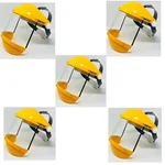 SAFEDOT 6 x 12 inch A Type Ratchet Face Shield For Safety Purpose (SDV 15)