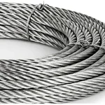 Heavy Duty 6 x 19 Galvanized Mild Steel Multi-Purpose Wire Rope, Grade-MS 1770