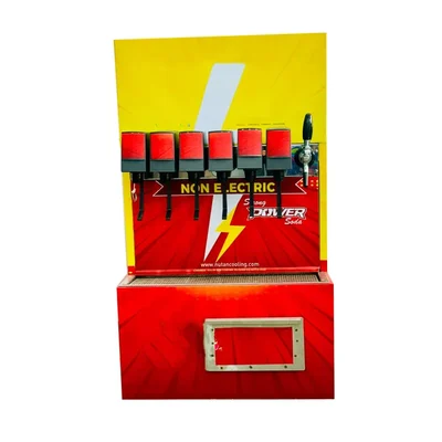 Table Top Non-Electric 6+1 Flavored and Plain Soda Vending Machine