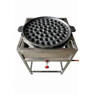Aarogyam 61 Pits Paniyaram Cooking Set Cast Iron Uniform Heat Long Burner Lid