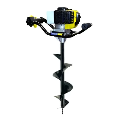 Kisankraft KK-PPDE-62, 2-stroke, 62 cc Earth Auger / Post hole digger with 10 inch Auger Bit