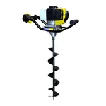 Kisankraft KK-PPDE-62, 2-stroke, 62 cc Earth Auger / Post hole digger with 6 inch Auger Bit