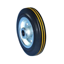 Premium Quality 6 x 2 Inch Rubber Wheel For Wheel Barrow, Needle Bearing