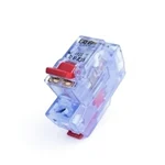 Premium Quality 63A MCB EV Protection Transparent Casing Single Pole DC Circuit Breaker