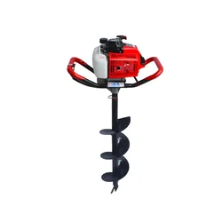 Mitsuyama DX-SPP-6300, 2-stroke 63-cc Petrol Operated Earth Auger / Post hole digger with 6 inch Auger Bit
