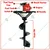 Greenleaf 63-cc 2-stroke Petrol Earth Auger / Post hole digger with 12 inch Auger Bit