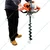 AIVA ITALY 2-stroke 63-cc Earth Auger with 4 inch Auger Bit | AV-6300EA