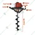 RBD Professional 2-stroke, 63-cc Petrol Operated Earth Auger / Post hole digger with 6 inch Auger Bit (2-Year Warranty)