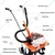 Agrobest 2 Stroke 63 CC Mini Power Tiller/Cultivator for Agriculture