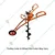 Heavy Duty 63-cc Trolley Type Single Wheel Earth Auger / Post hole digger with 10 inch Auger Bit