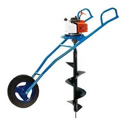 Greenleaf 63-cc Trolley Type Earth Auger with 10 inch Auger Bit