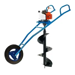 Greenleaf 63-cc Trolley Type Earth Auger with 12 inch Auger Bit