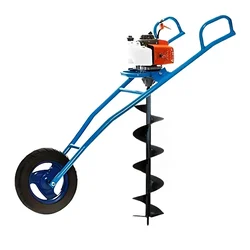 Greenleaf 63-cc Trolley Type Earth Auger / Post hole digger with 6 inch Auger Bit