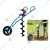 Greenleaf 63-cc Trolley Type Earth Auger / Post hole digger with 6 inch Auger Bit