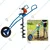 Greenleaf 63-cc Trolley Type Earth Auger with 8 inch Auger Bit
