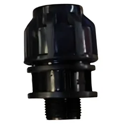 Male Threaded 63 mm HDPE Pipe Straight Connector Coupler (Pack Of 5)