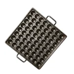 Aarogyam 64 Pits Cast Iron Paniyaram Appam Pan with Two Sturdy Handles