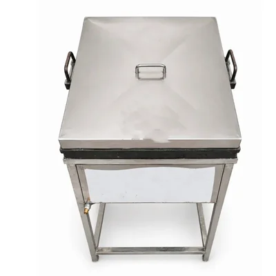 Aarogyam 64 Pits Paniyaram Cooking Combo Set with Long Burner and Lid