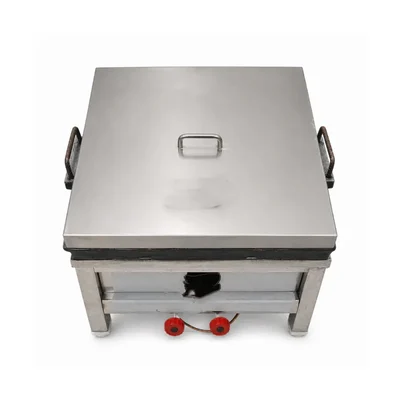 Aarogyam 64 Pits Table Top Burner Paniyaram Cooking Set High Capacity Lid