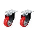 Heavy Duty 6 inch Movable Type PU Caster Wheel, 650 kg Load Capacity
