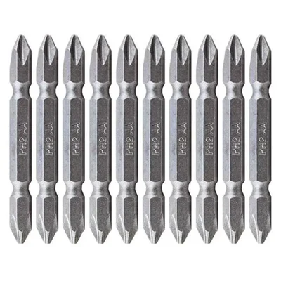 Premium Quality 65 mm 10 Pcs Double Sided Screwdriver Bit Set
