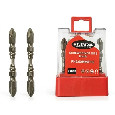EVERTOOL 65mm Disco Screwdriver Bits Pack of 10 Pcs