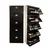 WELBUILT 67"H 26"W Wall Mounted 30 Pairs Metal Shoe Cabinet WELBUILT-SC-5D-OWBR