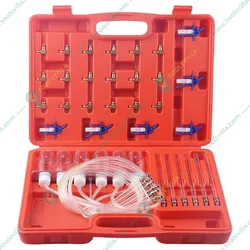 Keaa 6 Cylinder Flow Meter Back Leak Tester Kit for Diesel Vehicles Common Rail Injector Diagnosis