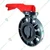 WaterSun 6 Inch PVC Butterfly Valve for Irrigation use, water treatment, chemical processing