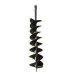 Zeyang 6 Inch Double Spiral Auger Bit For 2 Stroke & 4 Stroke For Earth Auger/ Post Hole Digger Machine, EA-036
