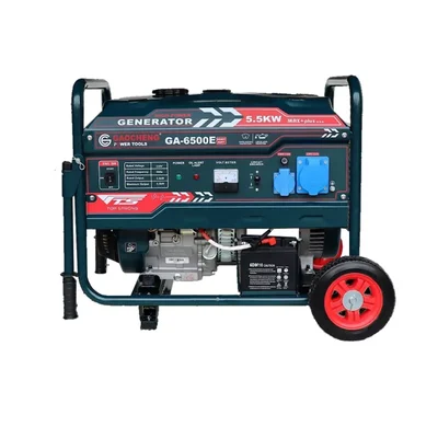 Gaocheng 5.5 KVA Single Phase Recoil & Self Start Portable Petrol Generator (GA-6500E)