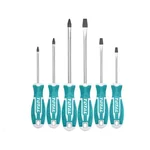 Total 6 Pcs Round Blade Screwdriver Set (THT250606)