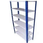 Alija 78 x 47 x 12 inch 6 Shelves Multipurpose Storage Rack With Accessories (22 Gauge Shelves & 16 Gauge Angle)