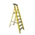 Youngman FRP Fiberglass 5-Step Swing Type - Platform Ladder Including Tool Storage Platform at The Top (5 Steps + Platform)