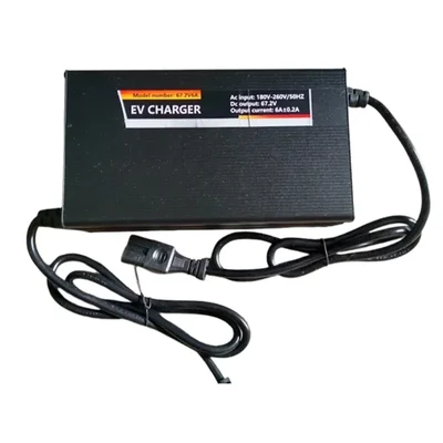 Premium Quality Generic 67.2V 6A 60V Lithium Battery Metal Body 3-Pin Smart EV Charger