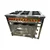 Commercial 42x30x32 inch 6 burner range with Pizza oven, Stainless Steel Body