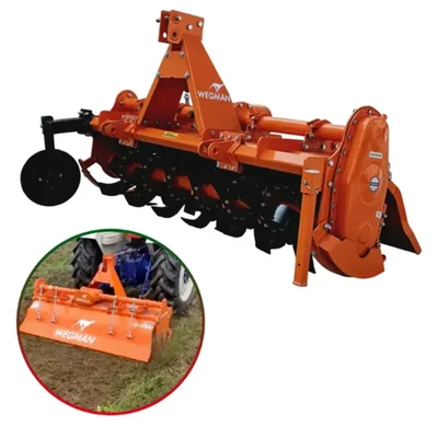 Wegman Regular Plus 6 Feet Rotavator with 42 Blades Suitable for 45 HP to 60 HP Tractor(Type-Speed Box - Single Speed)