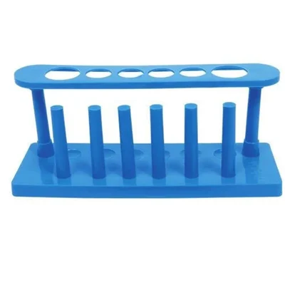 Elecopto 25mm 6-Hole Laboratory Test Tube Stand for Secure Sample Organization and Drying