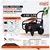 Shakti Technology 6 Hp, Three Phase Trolley Type 300 Bar High Pressure Washer with 15 LPM Flow Rate (Mega Force)
