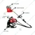 Heavy Duty 35 CC 4 Stroke 6 in 1 Multi Attachment Backpack Brush Cutter | Grass Cutting Machine With Accessories