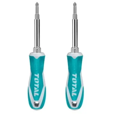 Total 6 In 1 Screw Driver Set- (THT2506076) Pack of 2