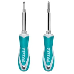 Total 6 In 1 Screw Driver Set- (THT2506076) Pack of  2